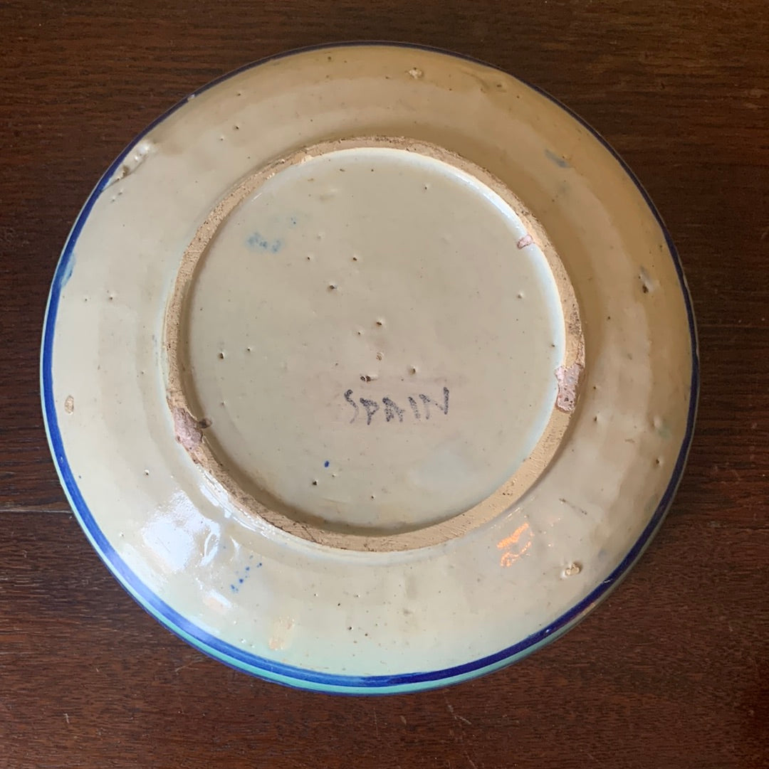 19th Century Spanish Lebrillo Bowl