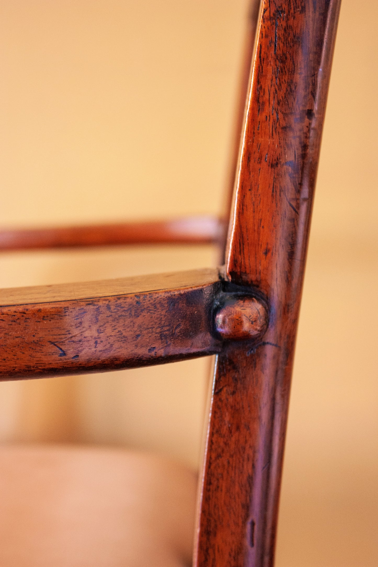 George III provincial mahogany armchair